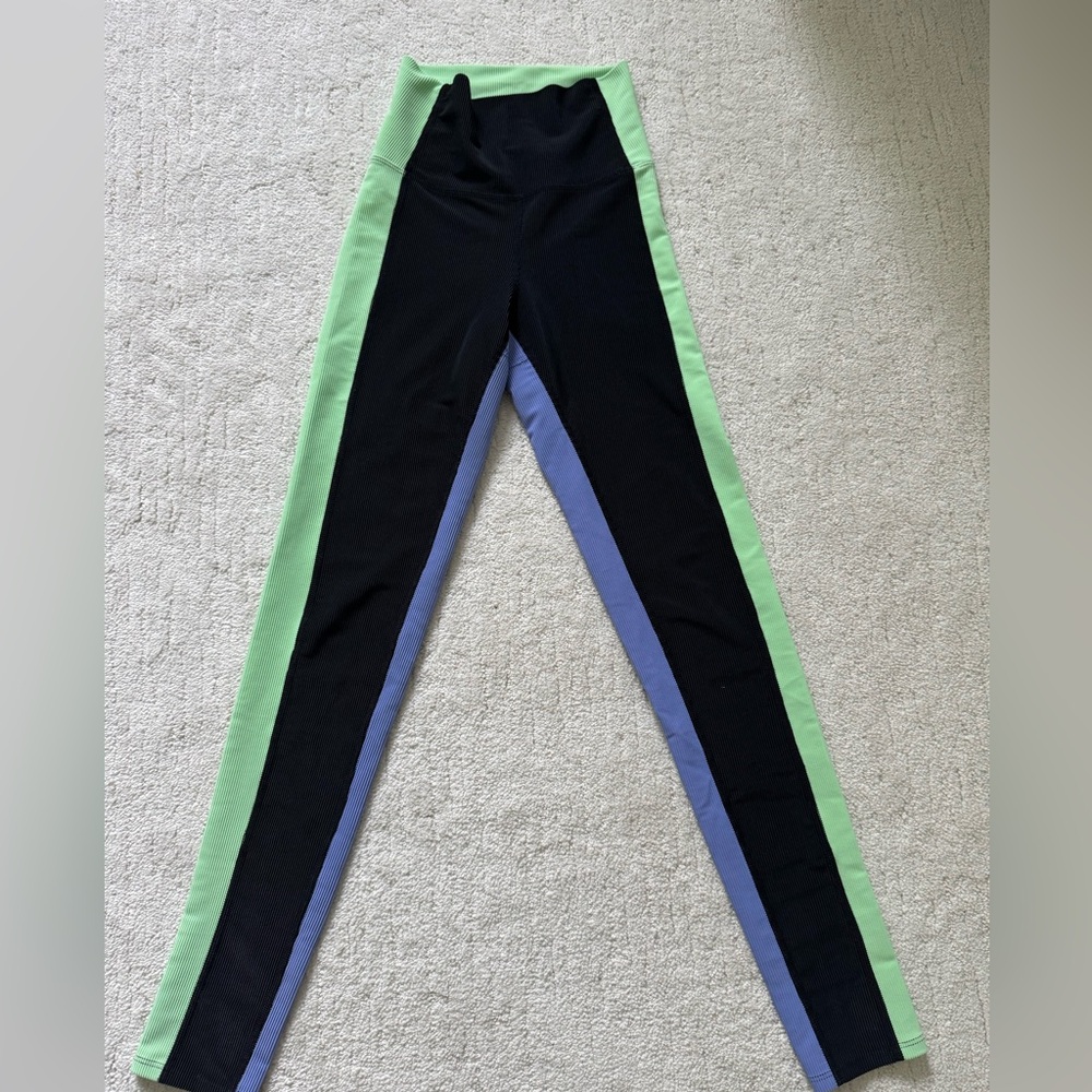 Beach Riot Leggings in Black, Green, and Blue